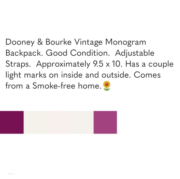 Dooney & Bourke Vintage Backpack - Picture 10 of 10